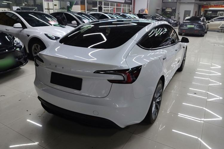 Used Tesla Model 3 2023 Rear-Wheel-Drive Version Rear Right 45 Deg