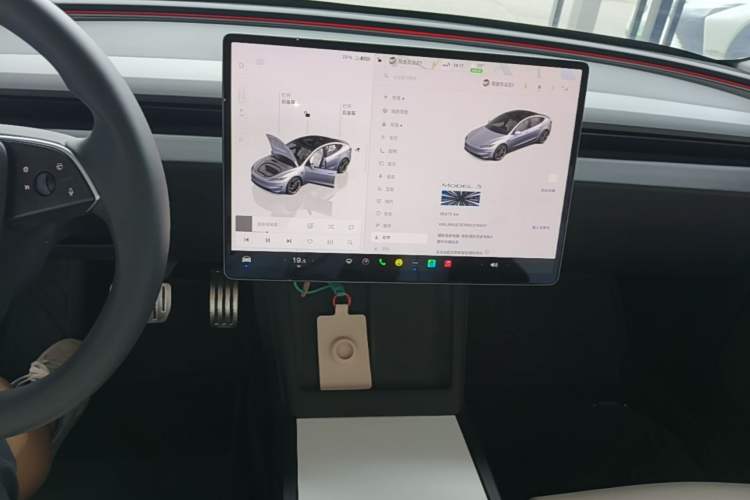 Used Tesla Model 3 2024 High-Performance All-Wheel-Drive Version Audio And AC Panel