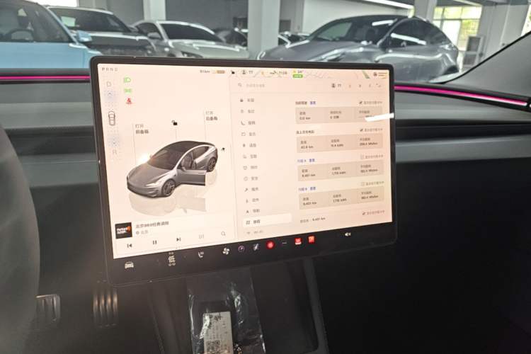 Used Tesla Model 3 2024 High-Performance All-Wheel-Drive Version Audio And AC Panel