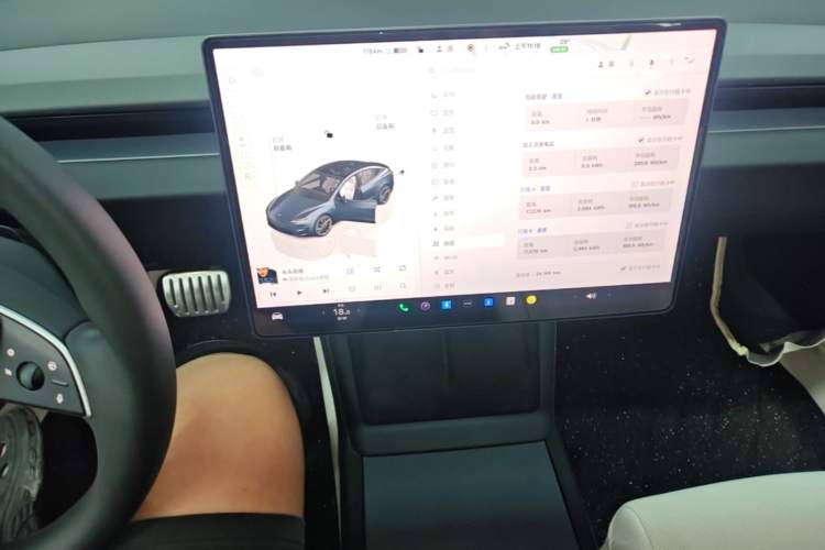 Used Tesla Model 3 2024 High-Performance All-Wheel-Drive Version Audio And AC Panel