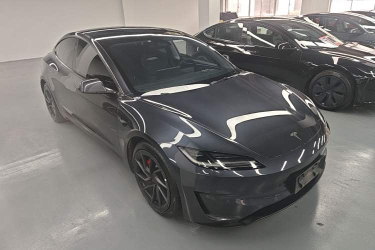 Used Tesla Model 3 2024 High-Performance All-Wheel-Drive Version Front Right 45 Deg