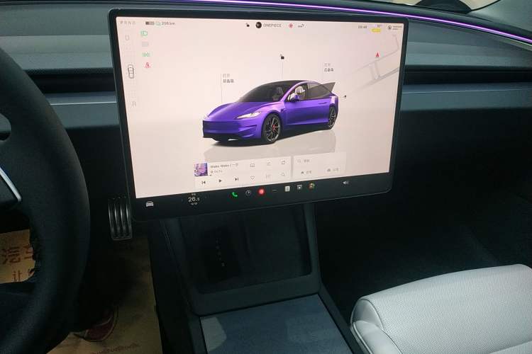 Used Tesla Model 3 2024 High-Performance All-Wheel-Drive Version Audio And AC Panel