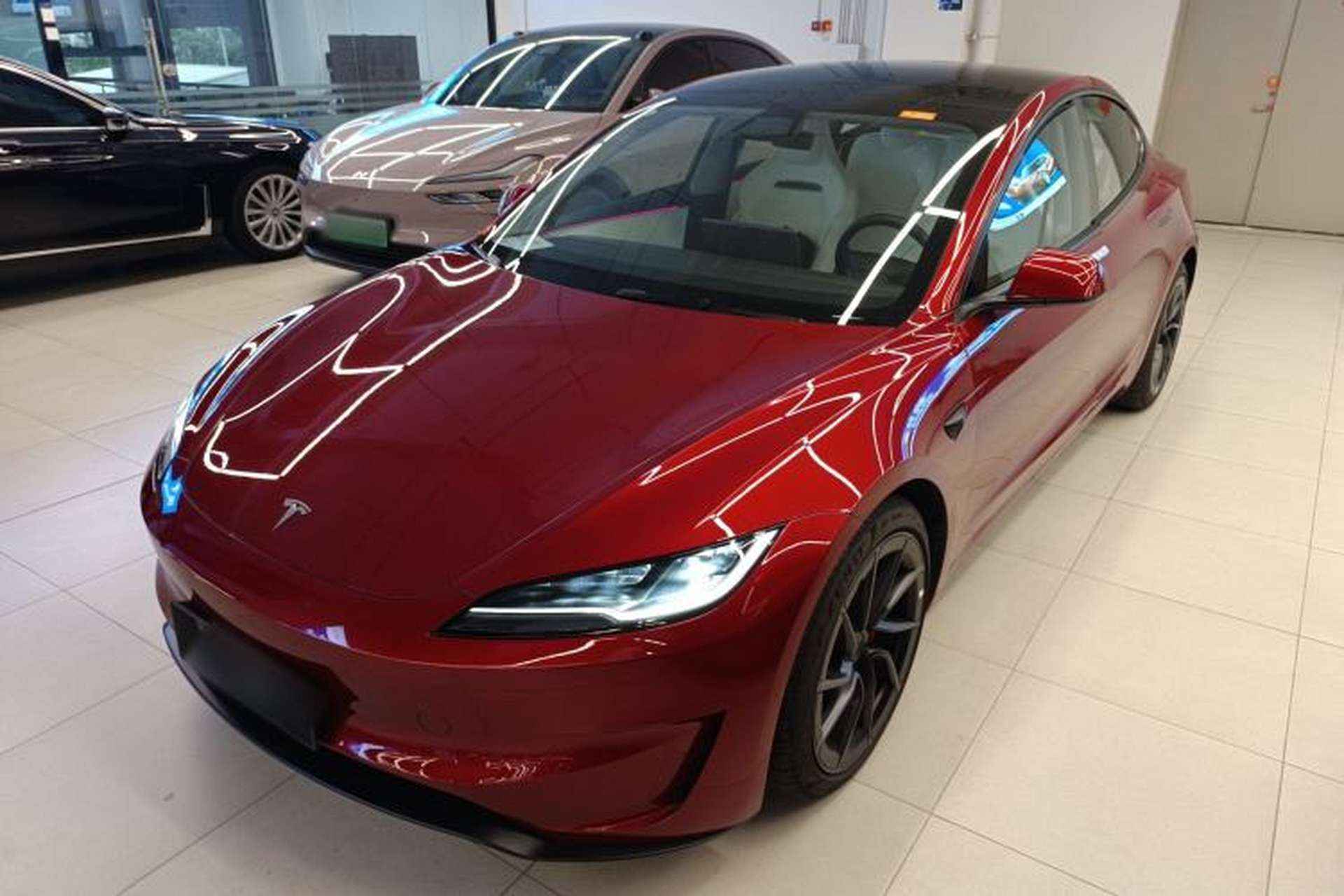 Used Tesla Model 3 2024 High-Performance All-Wheel-Drive Version Front Left 45 Deg