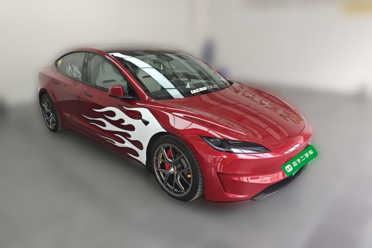 Used Tesla Model 3 2024 High-Performance All-Wheel-Drive Version Front Right 45 Deg