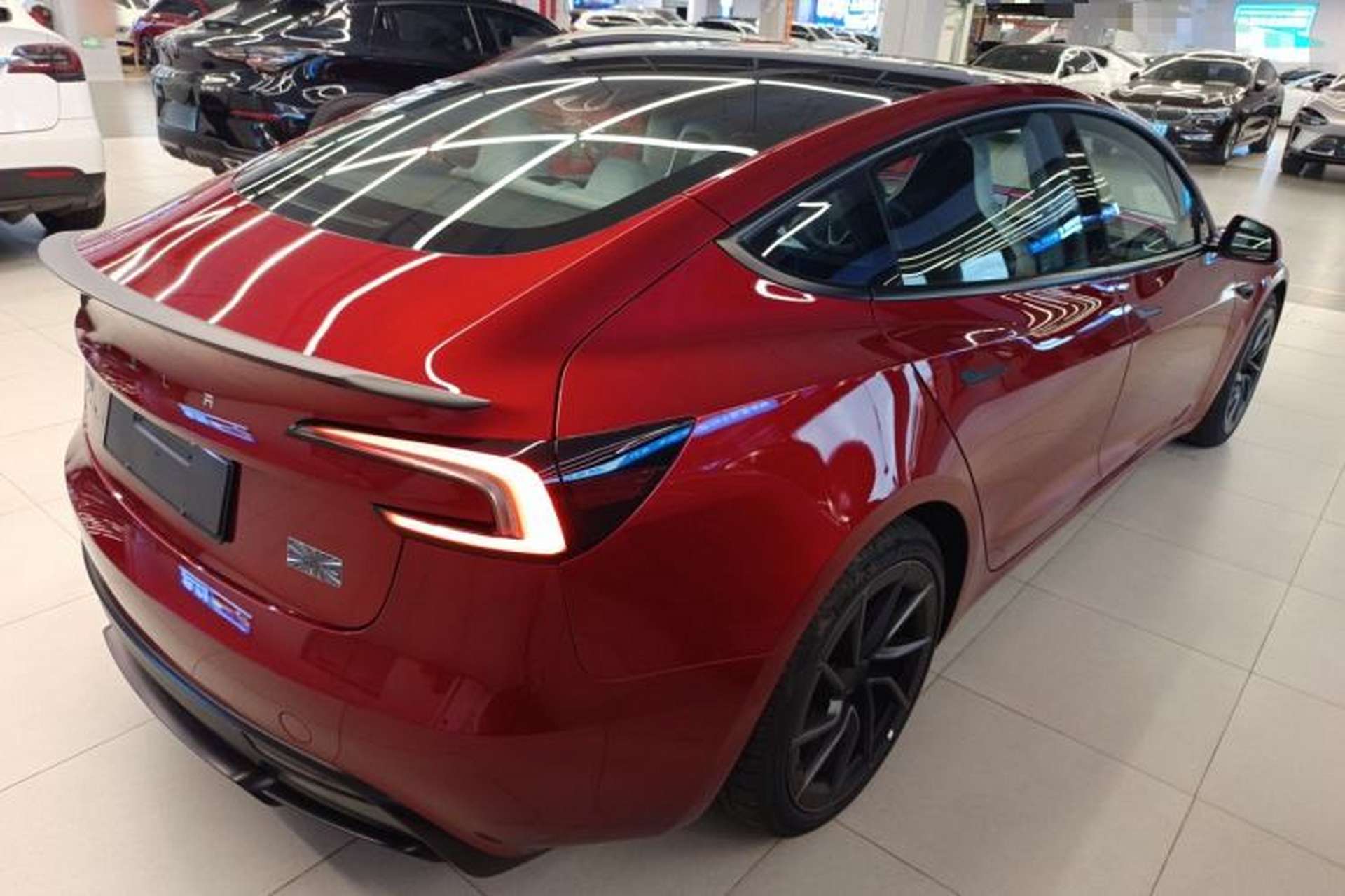 Used Tesla Model 3 2024 High-Performance All-Wheel-Drive Version Rear Right 45 Deg
