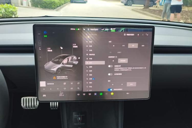 Used Tesla Model 3 2024 High-Performance All-Wheel-Drive Version Audio And AC Panel