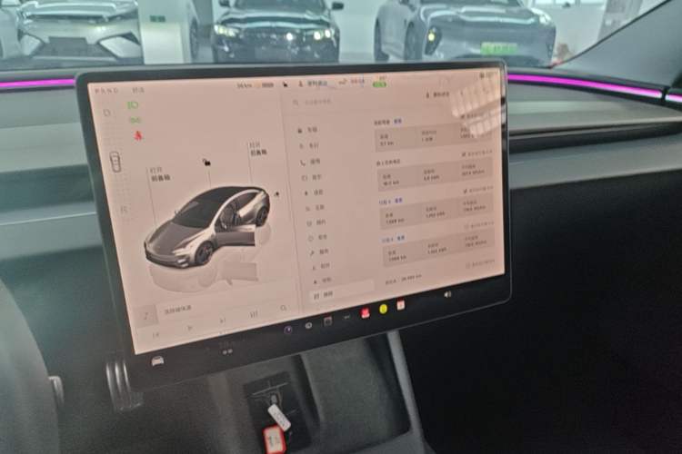Used Tesla Model 3 2024 High-Performance All-Wheel-Drive Version Audio And AC Panel