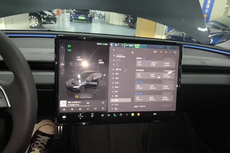 Used Tesla Model 3 2024 High-Performance All-Wheel-Drive Version Audio And AC Panel