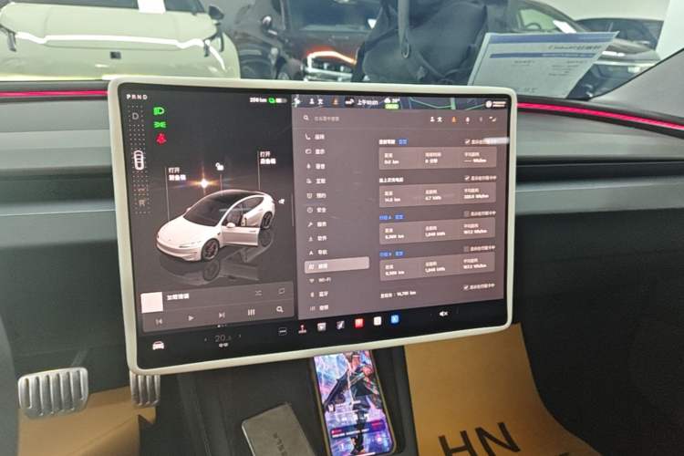 Used Tesla Model 3 2024 High-Performance All-Wheel-Drive Version Audio And AC Panel