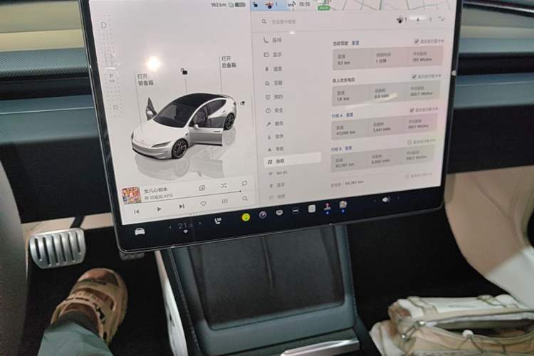 Used Tesla Model 3 2024 High-Performance All-Wheel-Drive Version Audio And AC Panel