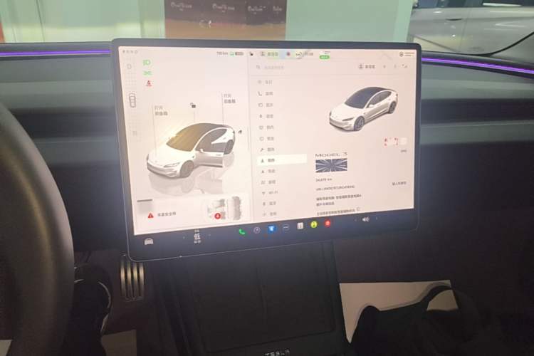 Used Tesla Model 3 2024 High-Performance All-Wheel-Drive Version Audio And AC Panel
