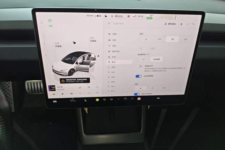 Used Tesla Model 3 2024 High-Performance All-Wheel-Drive Version Audio And AC Panel