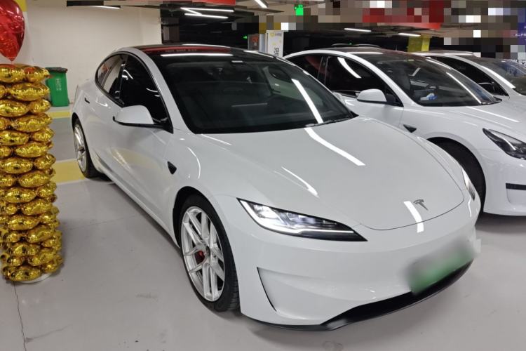 Used Tesla Model 3 2024 High-Performance All-Wheel-Drive Version Front Right 45 Deg
