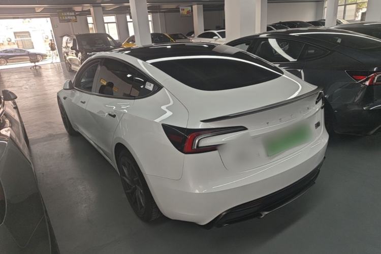 Used Tesla Model 3 2024 High-Performance All-Wheel-Drive Version Rear Left 45 Deg