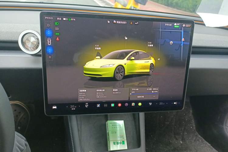 Used Tesla Model 3 2025 Model Revised Rear-Wheel-Drive Version Audio And AC Panel