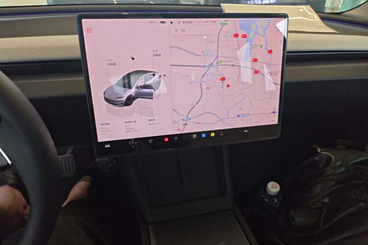 Used Tesla Model 3 2025 Rear-Wheel-Drive Version Audio And AC Panel