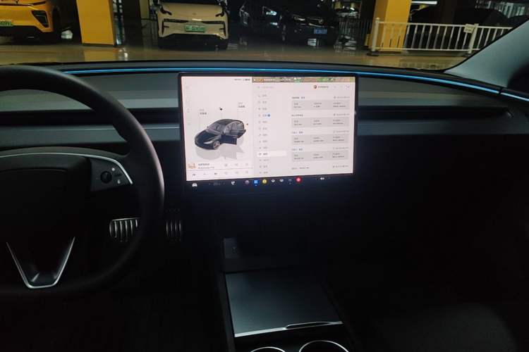 Used Tesla Model 3 2025 Model Revised High-Performance All-Wheel-Drive Version Audio And AC Panel