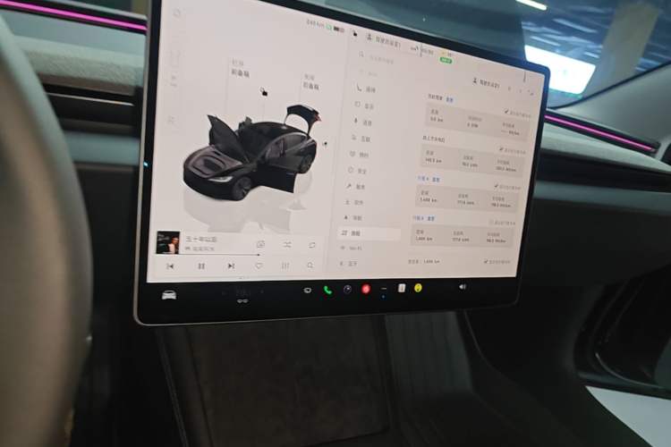 Used Tesla Model 3 2025 Model Revised Rear-Wheel-Drive Version Audio And AC Panel