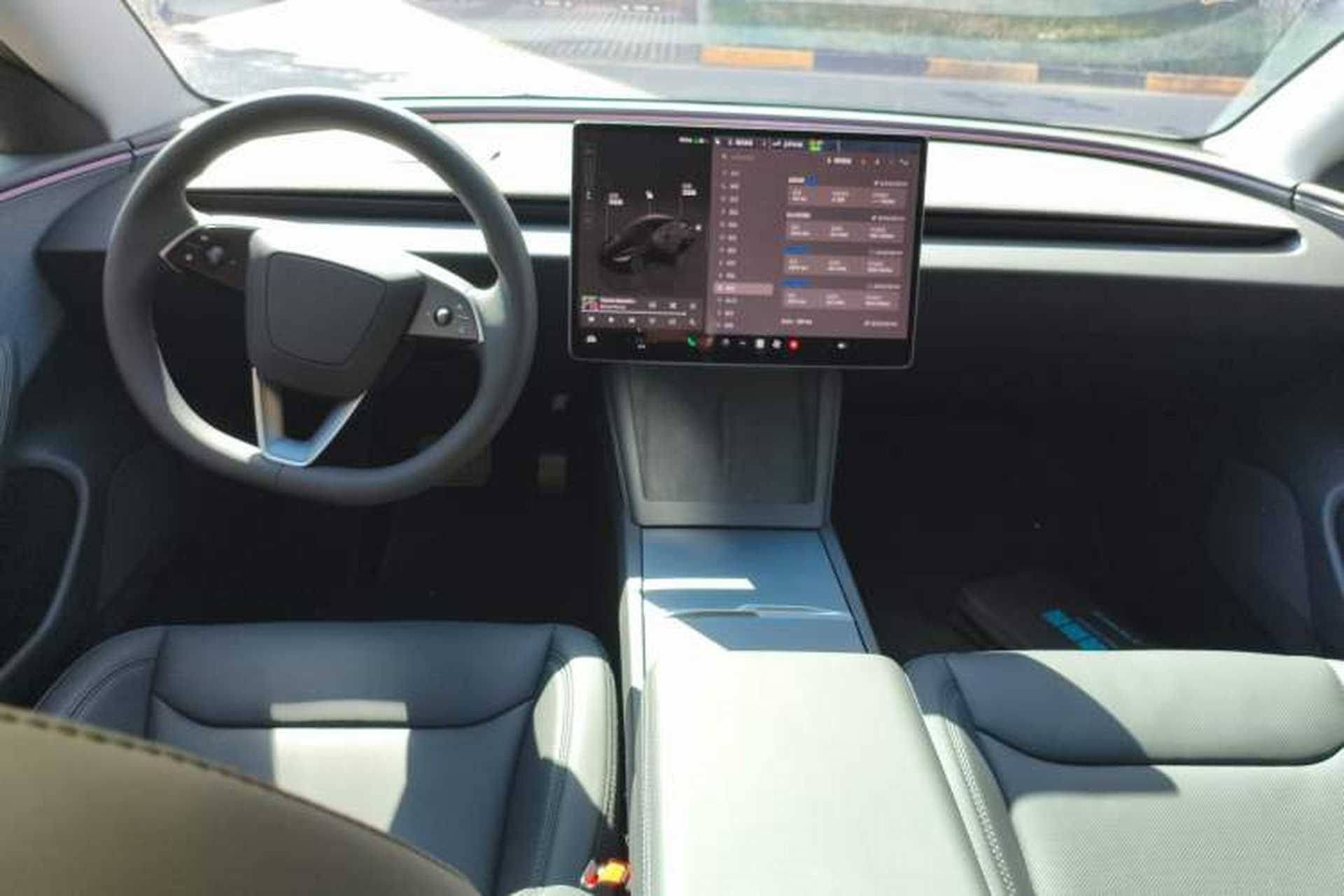 Used Tesla Model 3 2025 Model Revised Rear-Wheel-Drive Version Center Console
