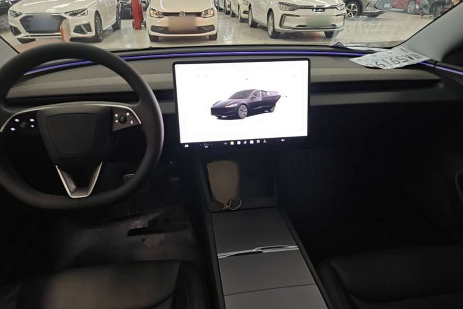 Used Tesla Model 3 2025 Rear-Wheel-Drive Version Center Console