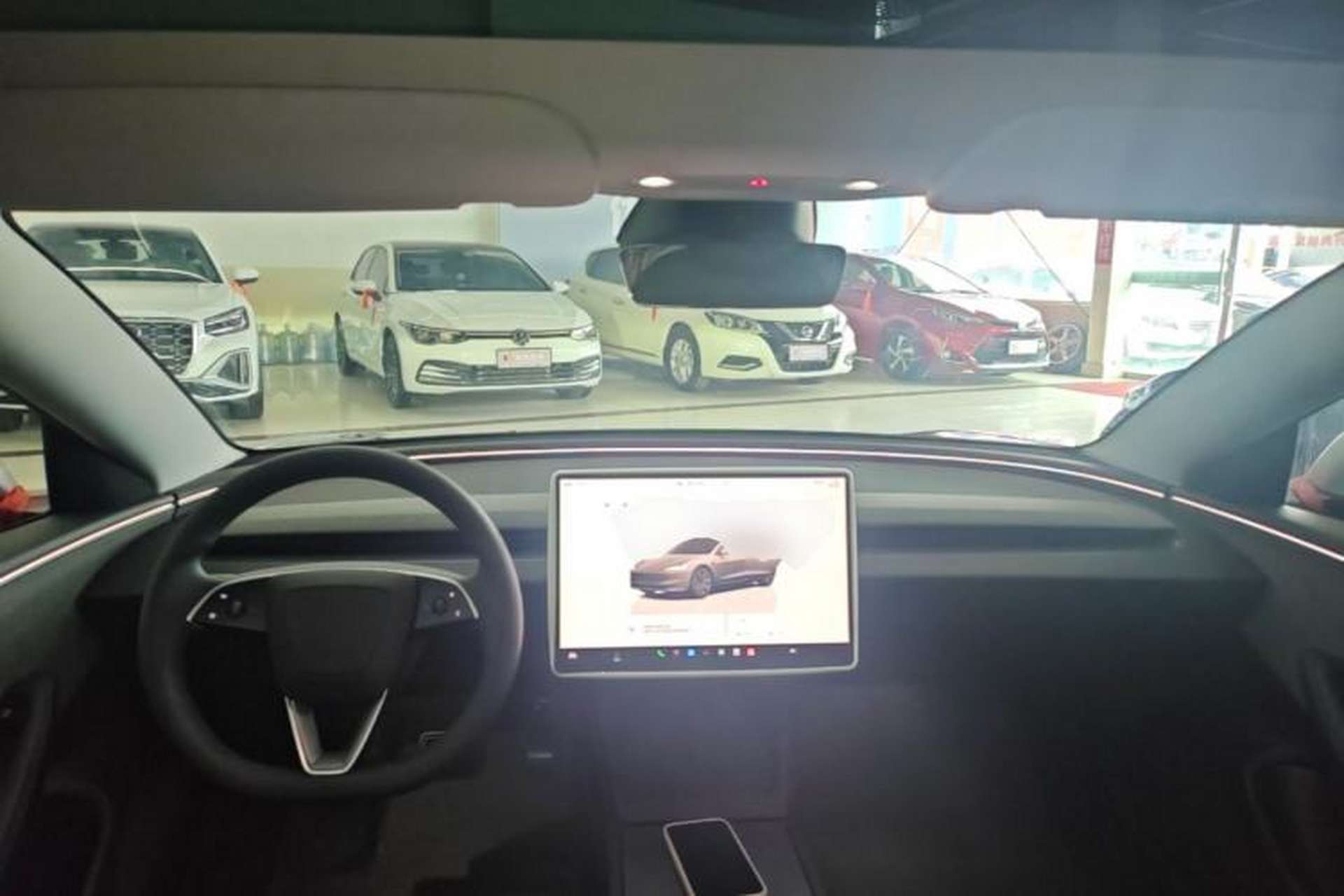 Used Tesla Model 3 2025 Model Revised Rear-Wheel-Drive Version Center Console