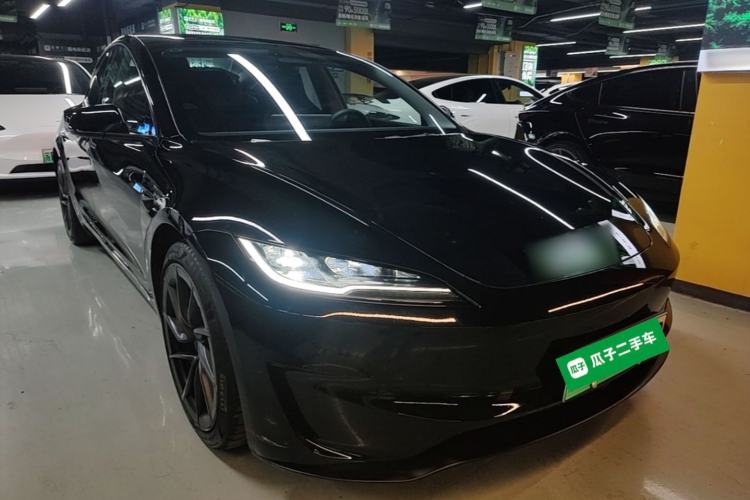 Used Tesla Model 3 2025 Model Revised High-Performance All-Wheel-Drive Version Front Right 45 Deg