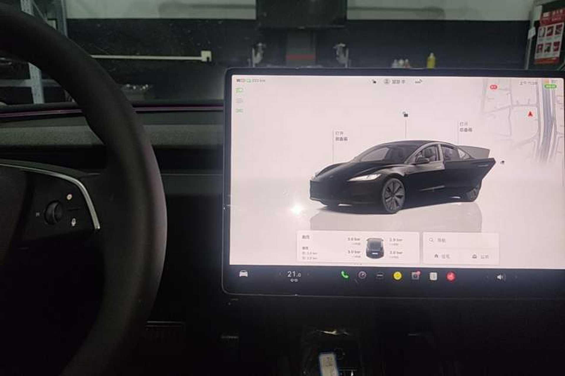 Used Tesla Model 3 2025 Model Revised Rear-Wheel-Drive Version Gear Lever