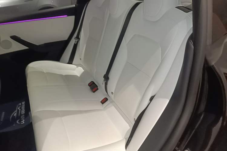 Used Tesla Model 3 2025 Model Revised Long-Range Rear-Wheel-Drive Version Left Rear Seat