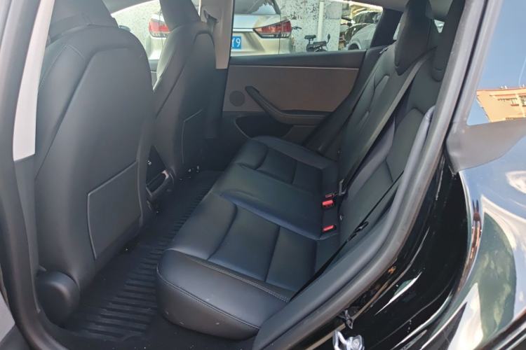 Used Tesla Model 3 2025 Model Revised Long-Range Rear-Wheel-Drive Version Left Rear Seat