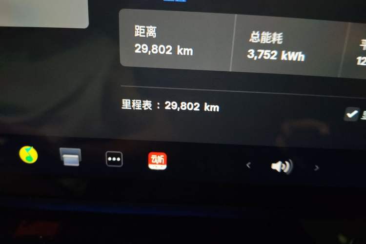 Used Tesla Model 3 2025 Model Revised Rear-Wheel-Drive Version Odometer Close Up
