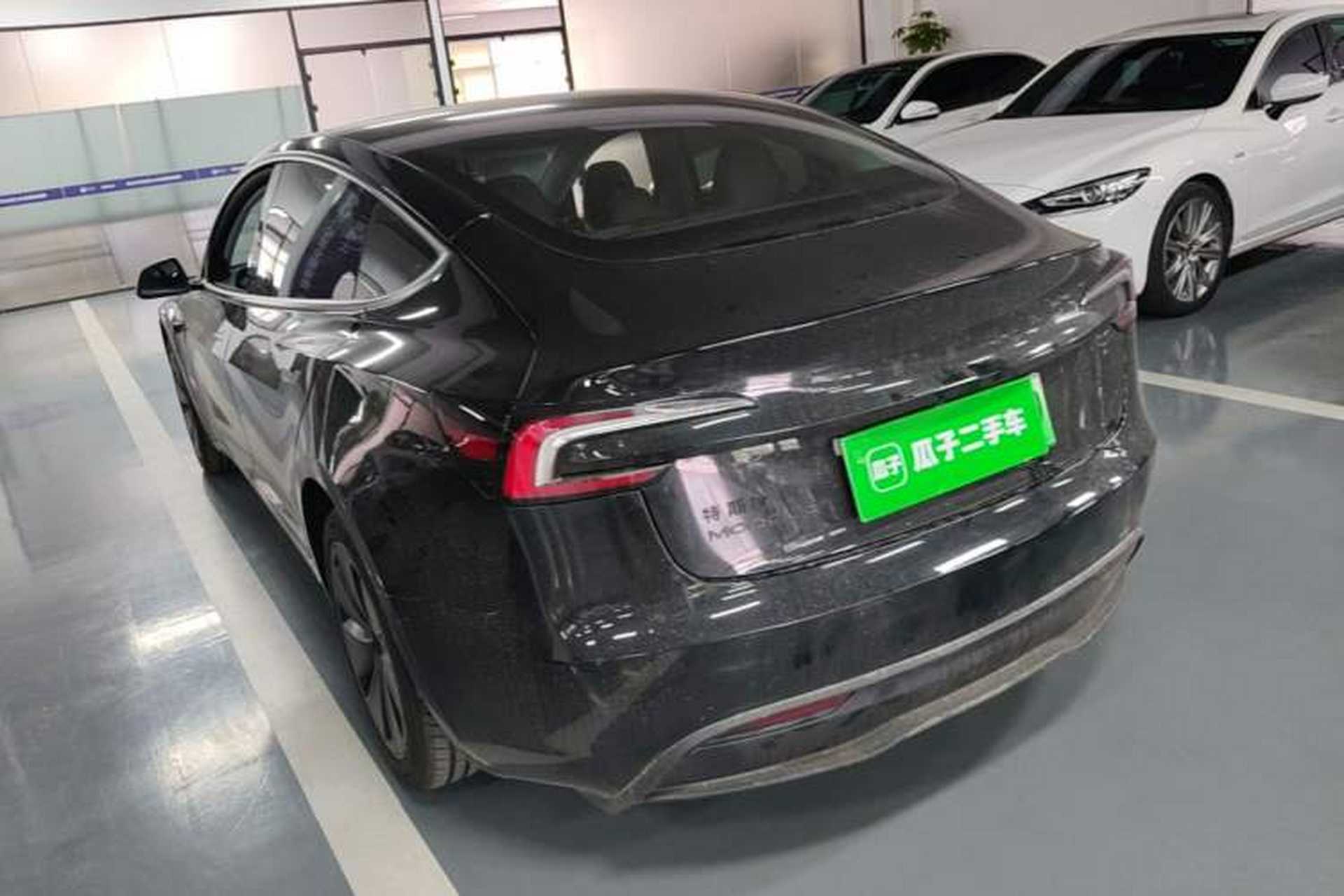 Used Tesla Model 3 2025 Model Long-Range Rear-Wheel-Drive Version Rear Left 45 Deg