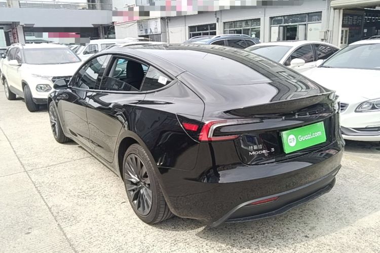 Used Tesla Model 3 2025 Rear-Wheel-Drive Version Rear Left 45 Deg