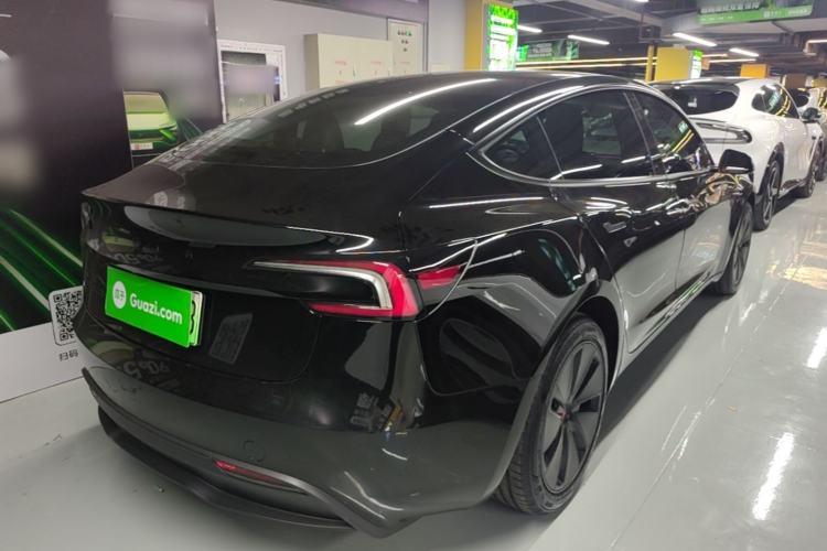 Used Tesla Model 3 2025 Model Long-Range Rear-Wheel-Drive Version Rear Right 45 Deg