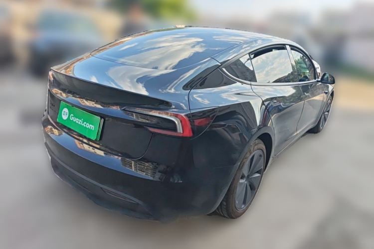 Used Tesla Model 3 2025 Model Revised Long-Range Rear-Wheel-Drive Version Rear Right 45 Deg