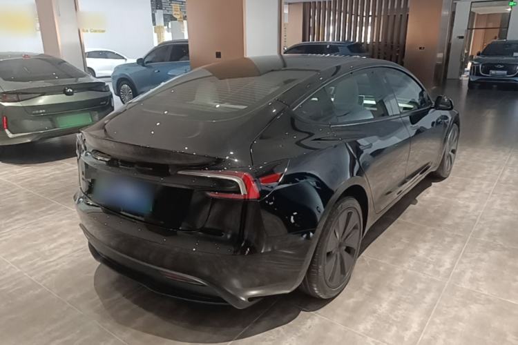 Used Tesla Model 3 2025 Model Revised Long-Range Rear-Wheel-Drive Version Rear Right 45 Deg