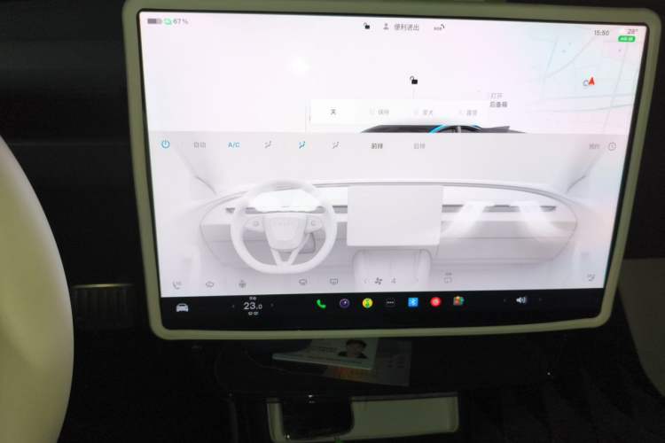 Used Tesla Model 3 2025 Model High-Performance All-Wheel-Drive Version Audio And AC Panel