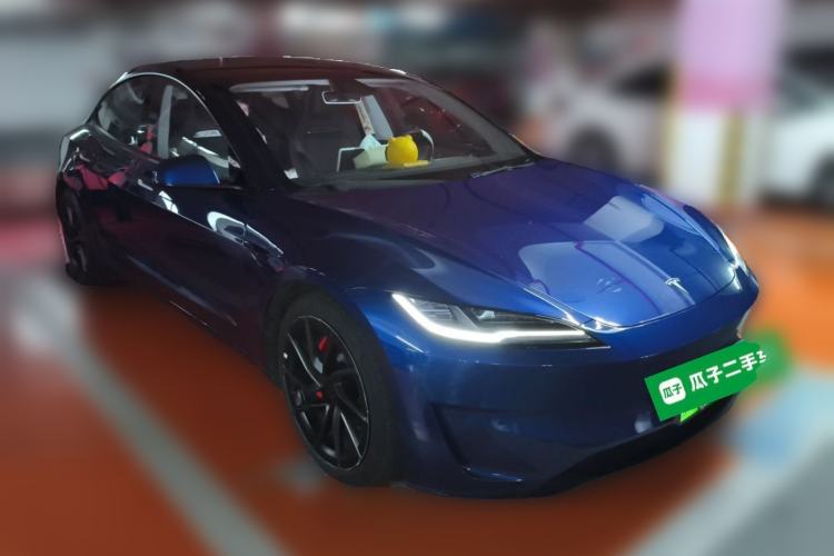 Used Tesla Model 3 2025 Model High-Performance All-Wheel-Drive Version Front Right 45 Deg