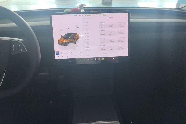 Used Tesla Model 3 2025 Rear-Wheel-Drive Version Audio And AC Panel