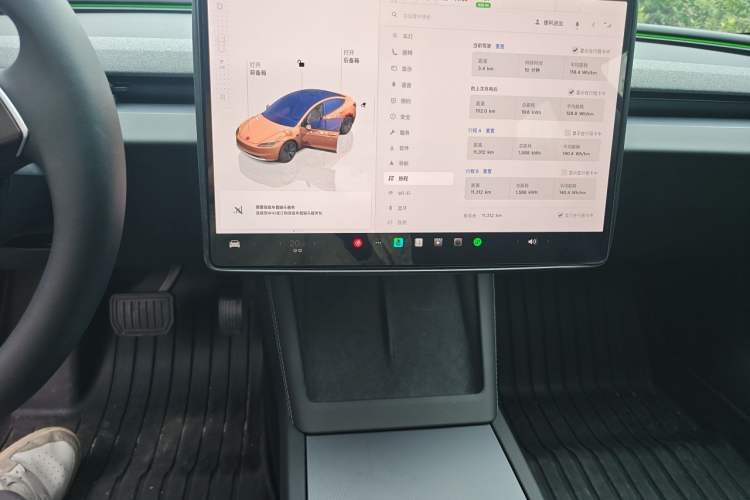 Used Tesla Model 3 2025 Rear-Wheel-Drive Version Audio And AC Panel