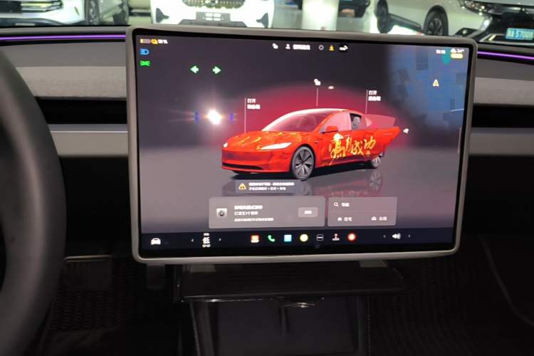 Used Tesla Model 3 2025 Rear-Wheel-Drive Version Audio And AC Panel