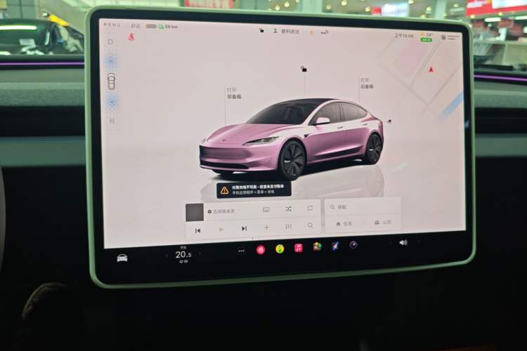 Used Tesla Model 3 2025 Rear-Wheel-Drive Version Audio And AC Panel
