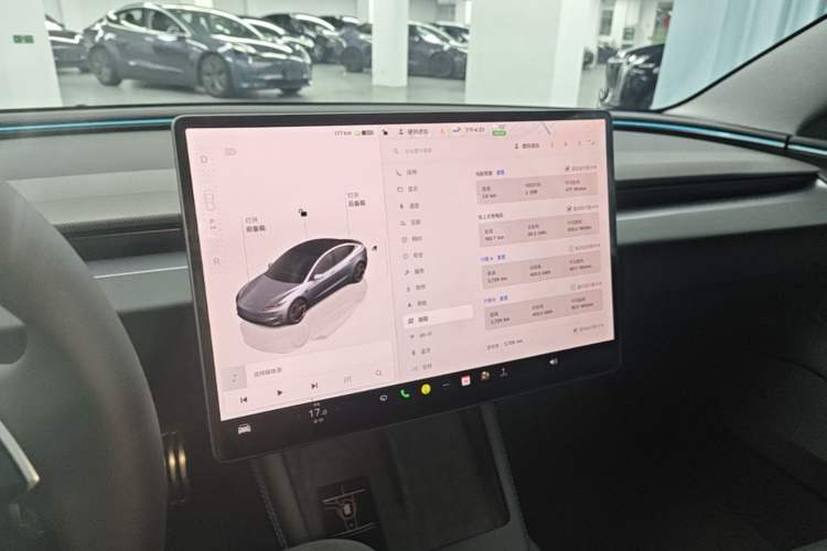 Used Tesla Model 3 2025 Model Revised High-Performance All-Wheel-Drive Version Audio And AC Panel