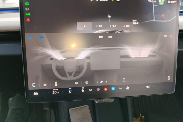 Used Tesla Model 3 2025 Long-Range All-Wheel-Drive Version Audio And AC Panel