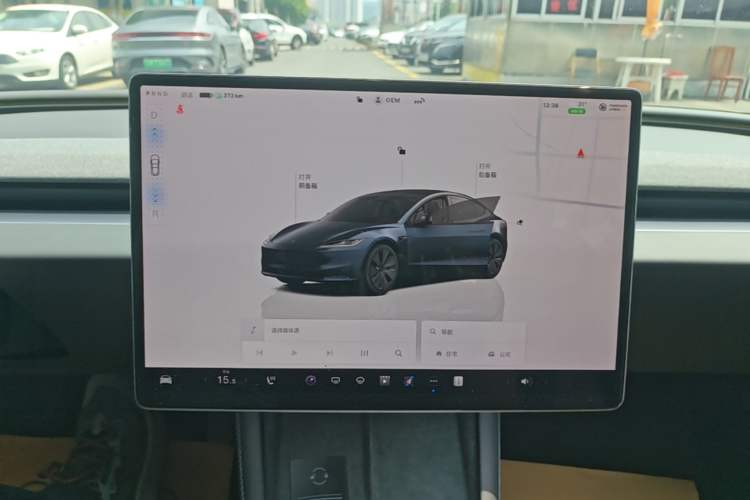 Used Tesla Model 3 2025 Rear-Wheel-Drive Version Audio And AC Panel