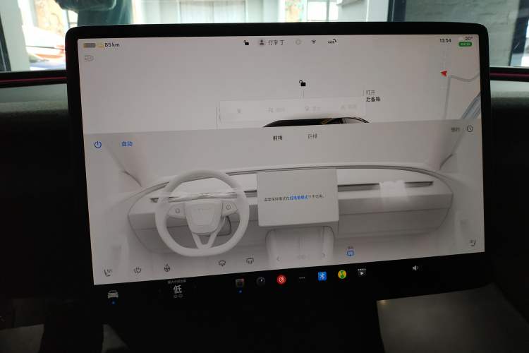 Used Tesla Model 3 2025 Rear-Wheel-Drive Version Audio And AC Panel