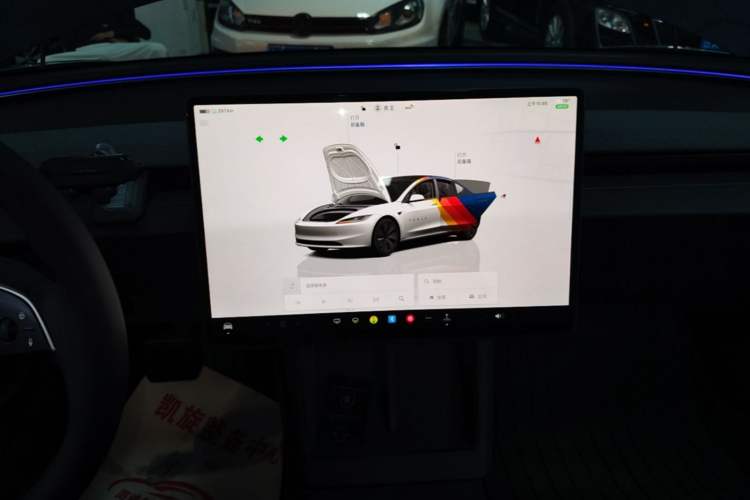 Used Tesla Model 3 2025 Rear-Wheel-Drive Version Audio And AC Panel