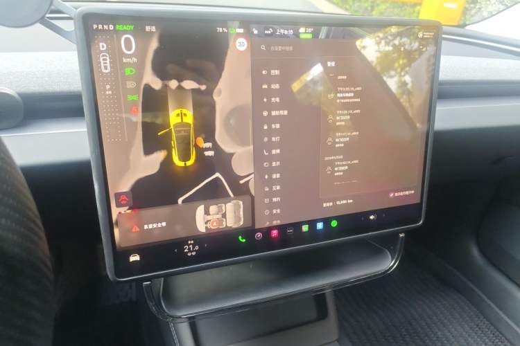 Used Tesla Model 3 2025 Rear-Wheel-Drive Version Audio And AC Panel