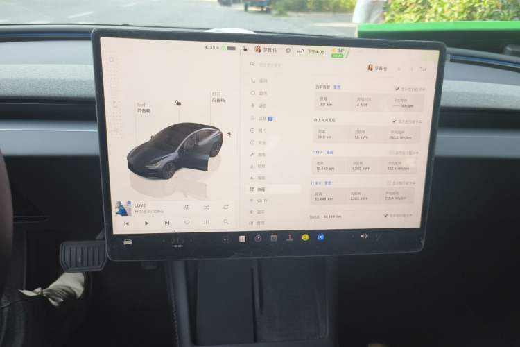 Used Tesla Model 3 2025 Model Revised Rear-Wheel-Drive Version Audio And AC Panel