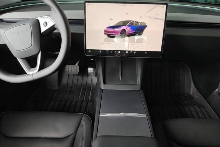 Used Tesla Model 3 2025 Rear-Wheel-Drive Version Audio And AC Panel