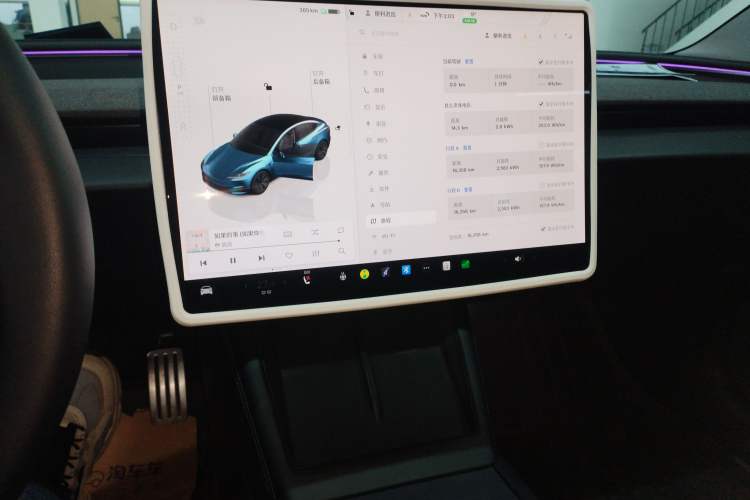 Used Tesla Model 3 2025 Rear-Wheel-Drive Version Audio And AC Panel